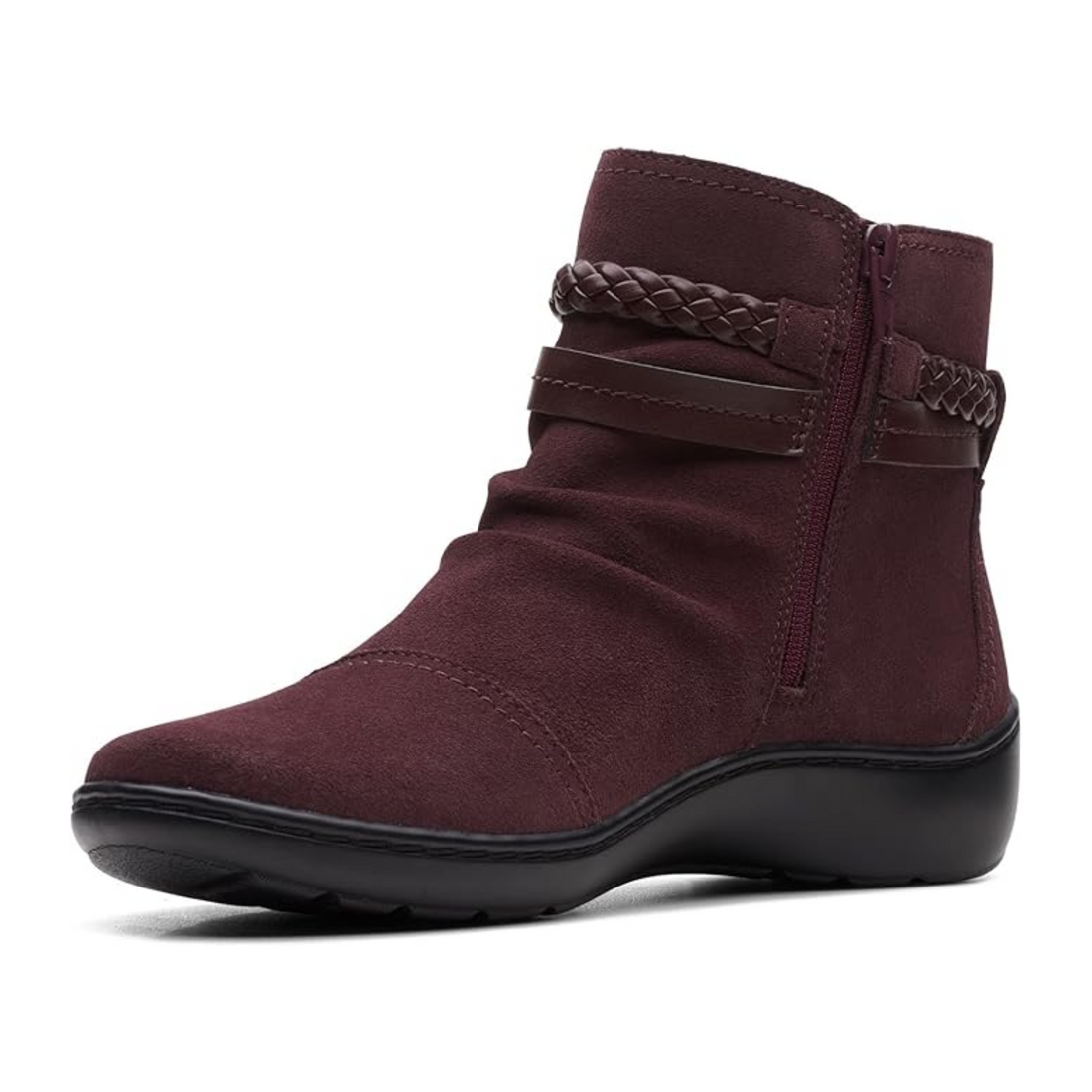 Clarks Cora Braid Women's Ankle Boots Suede