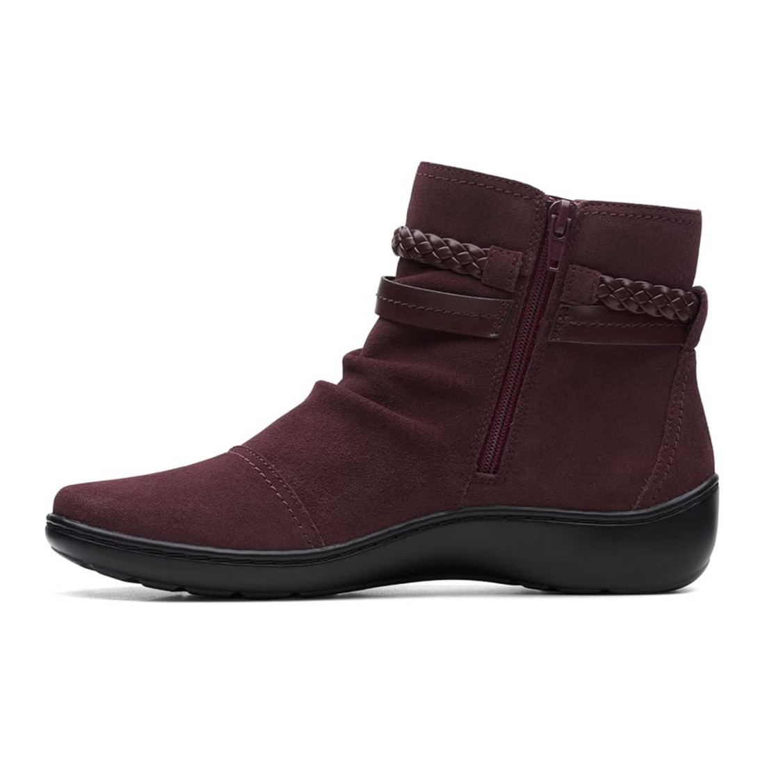 Clarks Cora Braid Women's Ankle Boots Suede