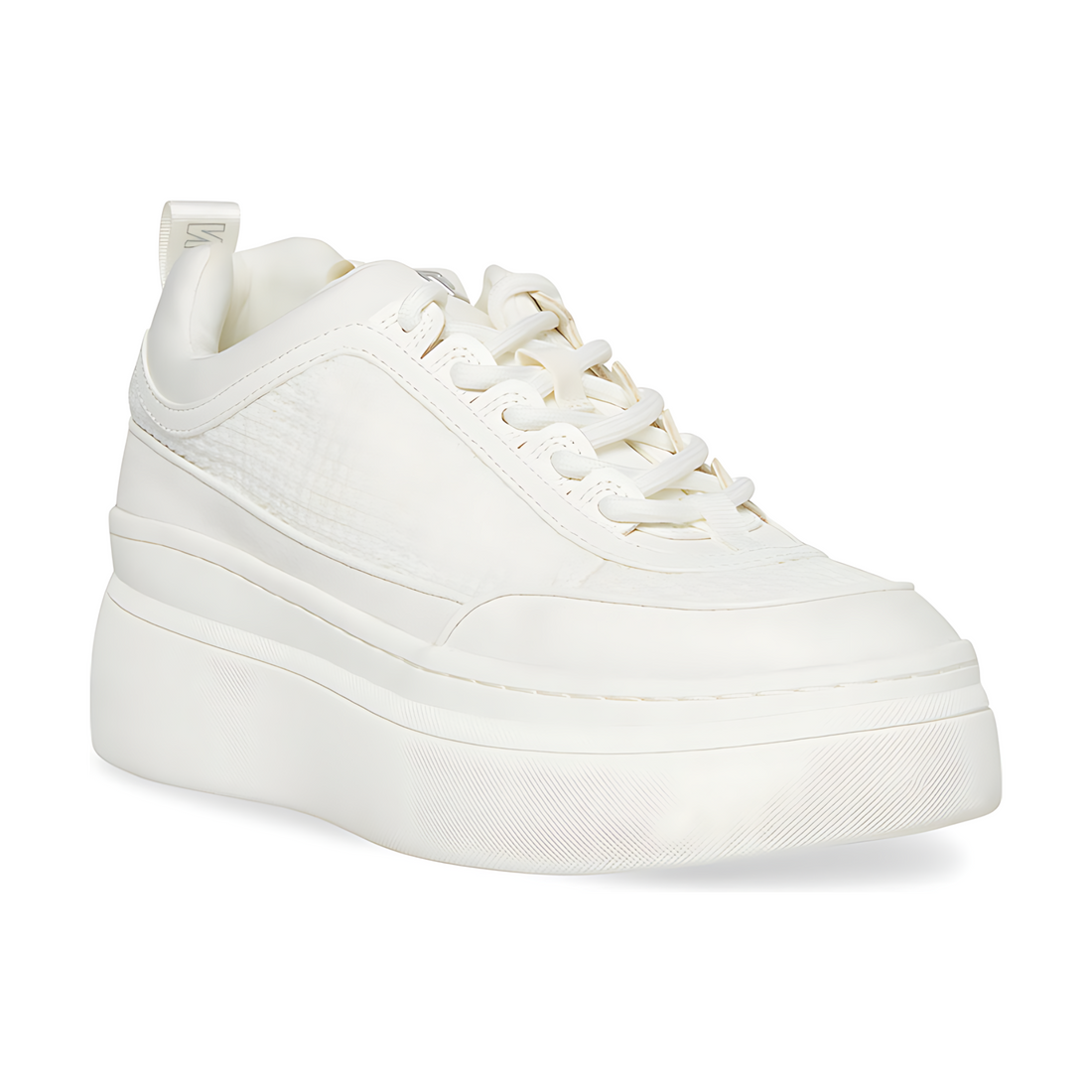 Steve Madden Women's Destiny White Lace Up Sneaker