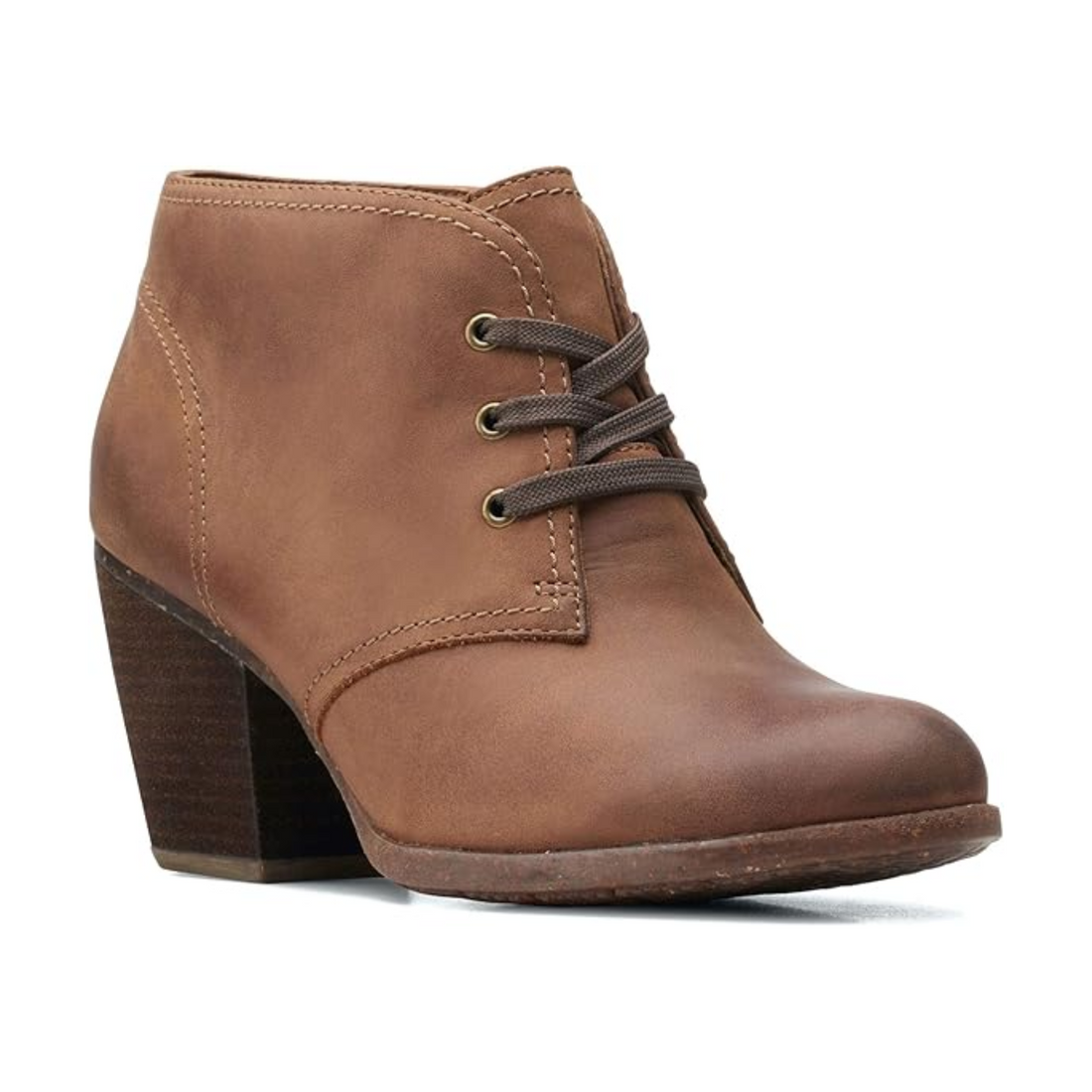 Clarks Bergen Women's Leather Ankle Boots