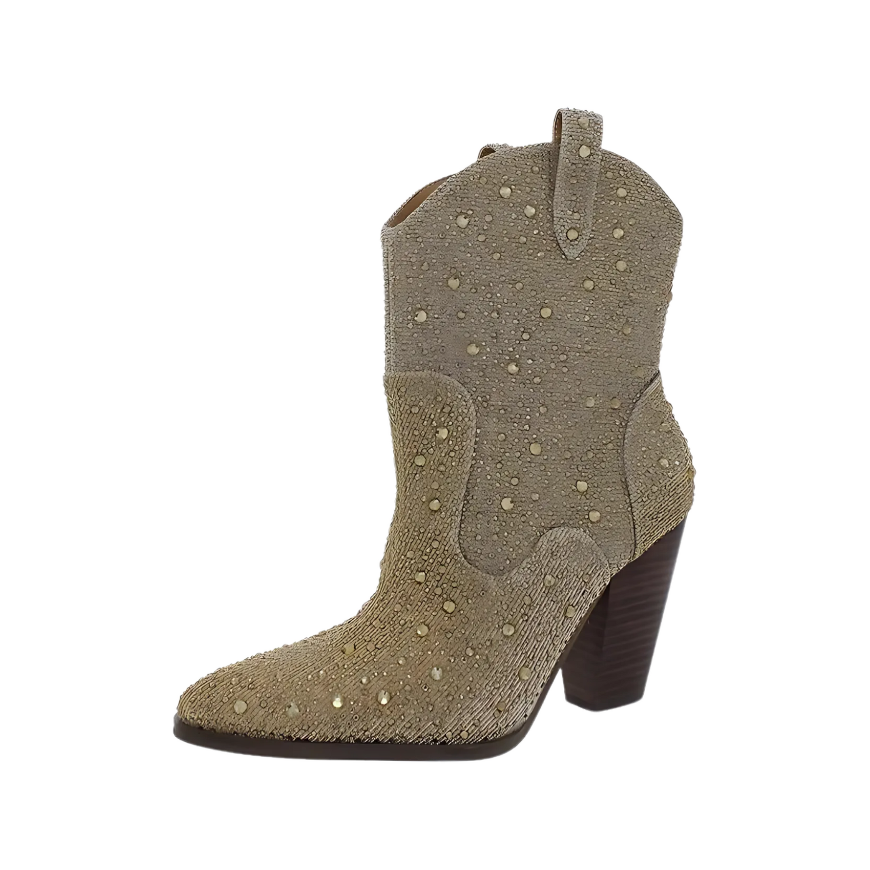 Jessica Simpson Cissely Embellished Western Ankle Boots