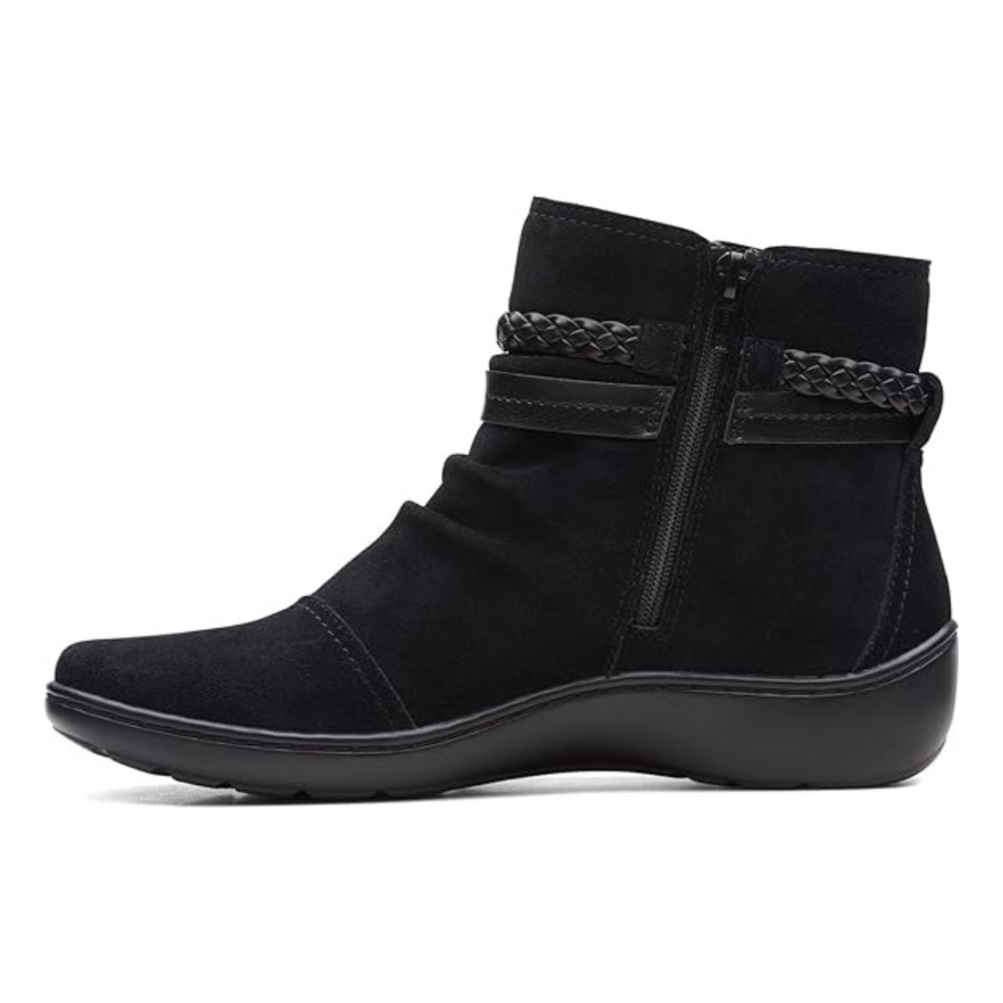 Clarks Cora Braid Women's Ankle Boots Suede