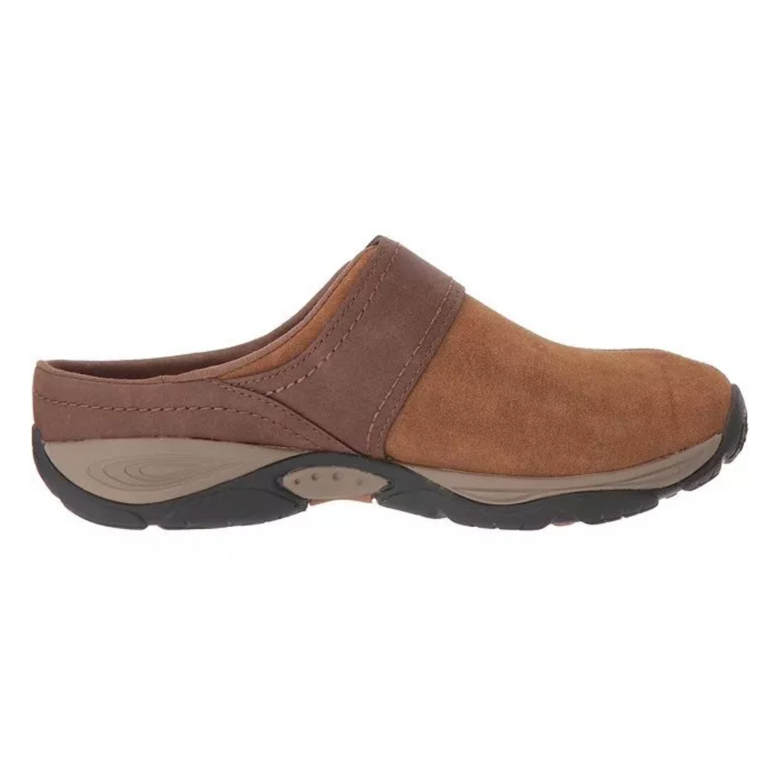 Easy Spirit Women's Eliana Mule Clog Suede Slip On Walking Shoes