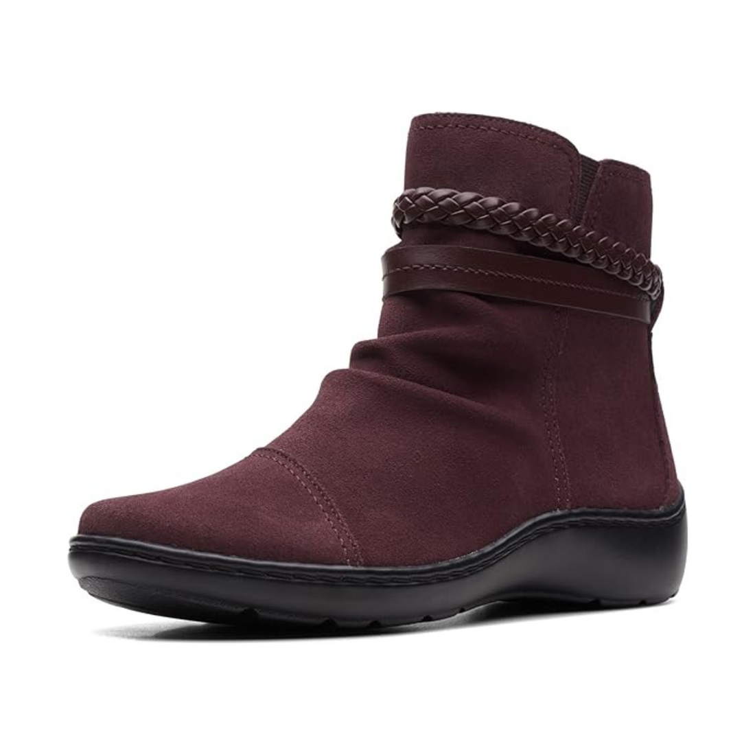 Clarks Cora Braid Women's Ankle Boots Suede