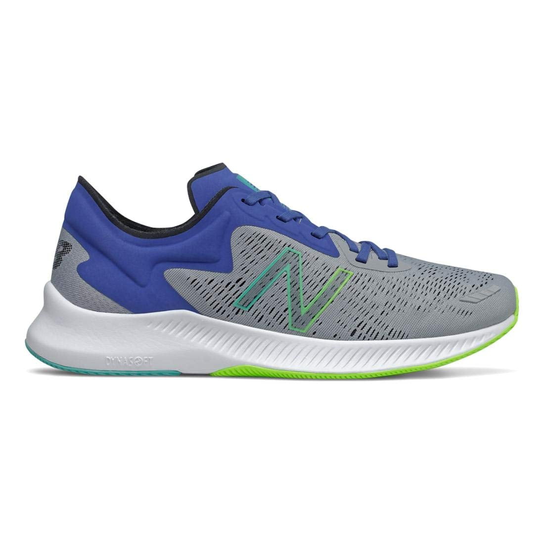 New Balance Men's Dynasoft Pesu Wide V1 Steel/Royal/Lime Running Shoe