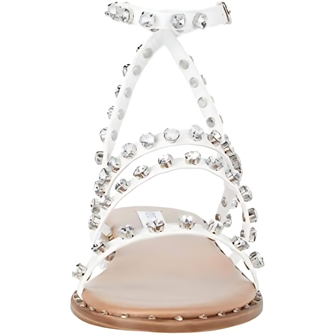 Steve Madden Women's Travel Flat Rhinestone Sandal