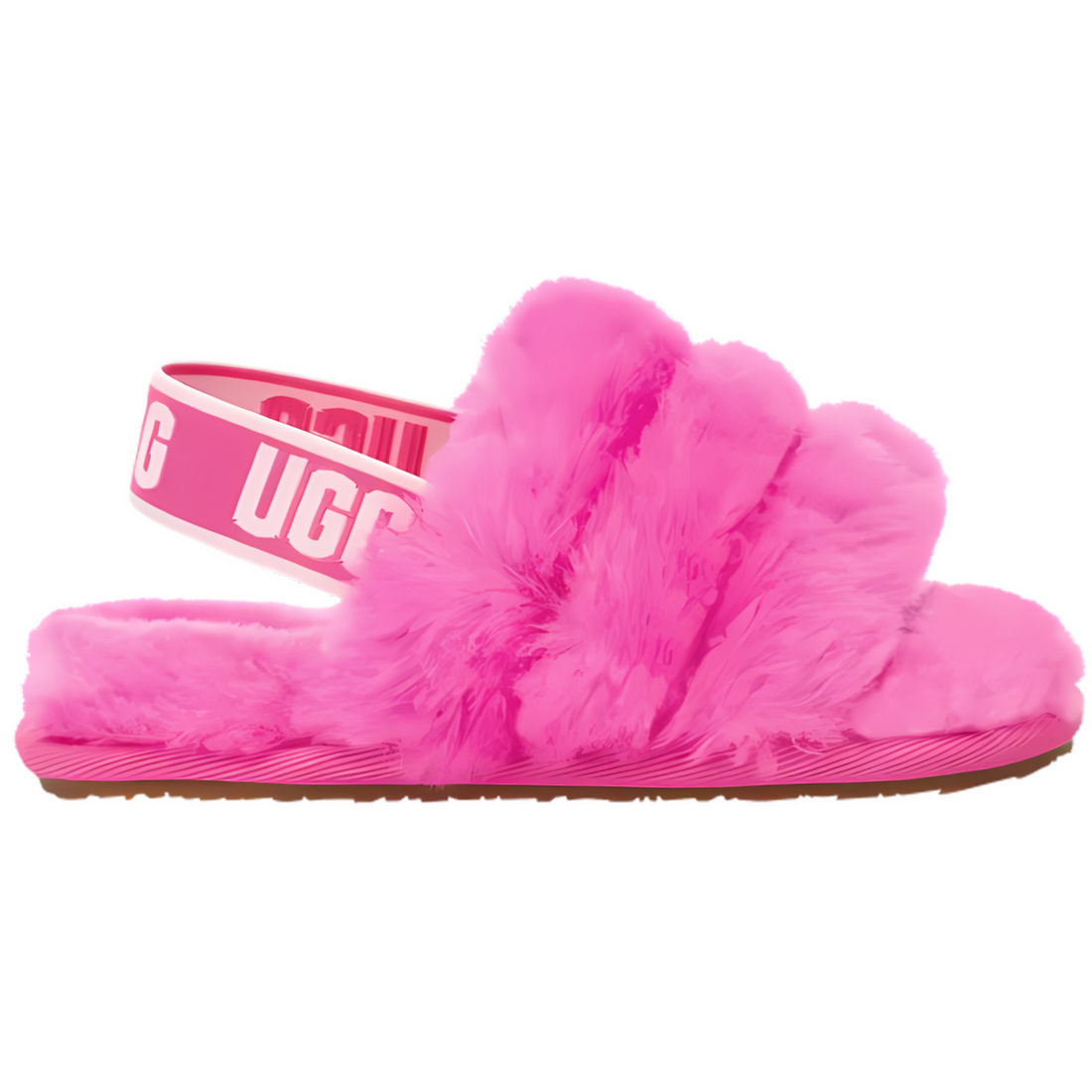 Ugg Fluff Yeah Kid's Sheepskin Slide Slipper Sandals