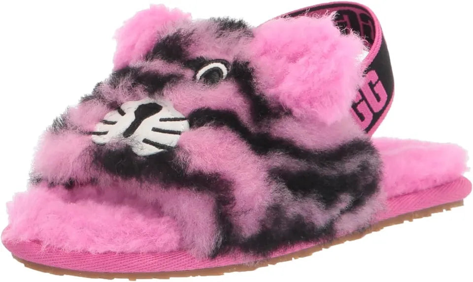 Ugg Fluff Yeah Sheepskin Slide Sandals Shoes Toddler