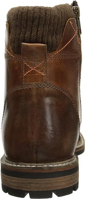 Crevo Men's Camden Leather Cap Toe Fashion Boots