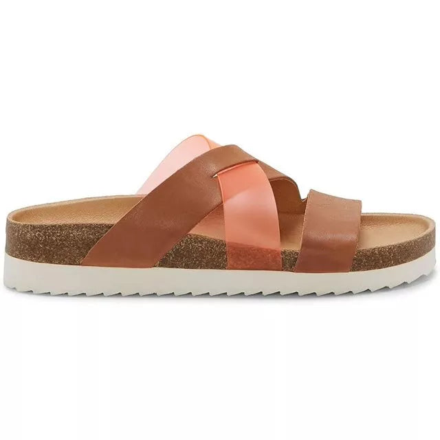 Lucky Brand Hafina Women's Leather Slip-on Slide