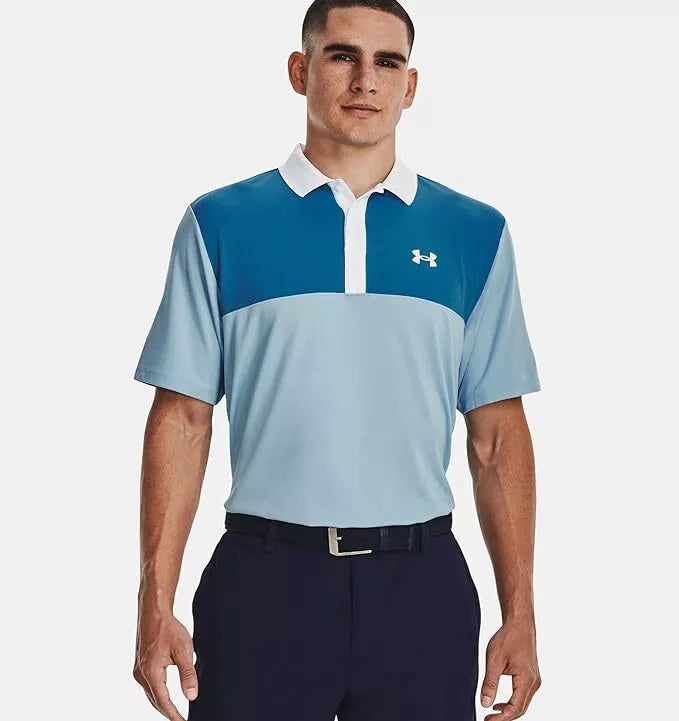 Under Armour Men's  Performance 3.0 Colorblock Polo, Medium