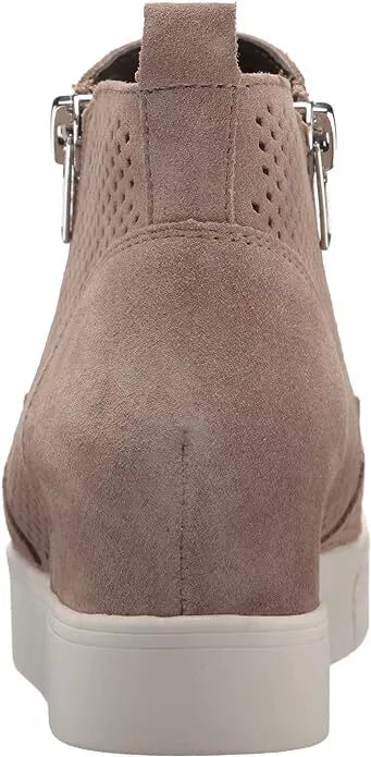 Steve Madden Women's Wedgie Fashion Side Zip Wedge Sneaker