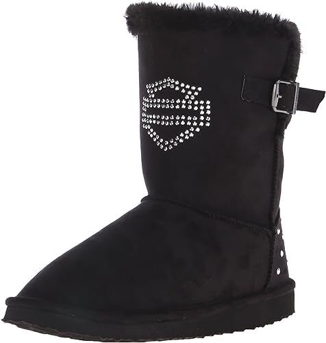 Harley-Davidson Motorcycle Women's Emmalyn Winter Faux Sheepskin Boots