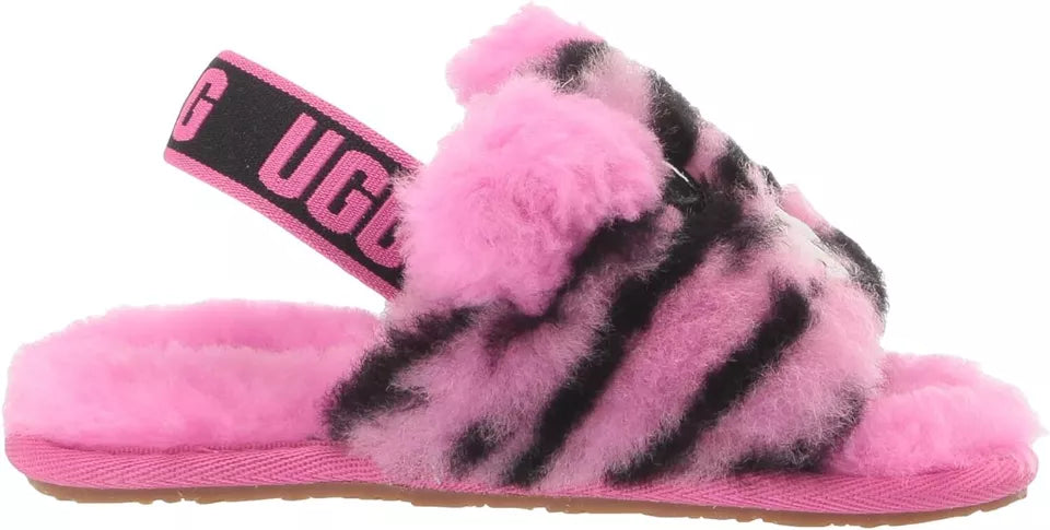 Ugg Fluff Yeah Sheepskin Slide Sandals Shoes Toddler