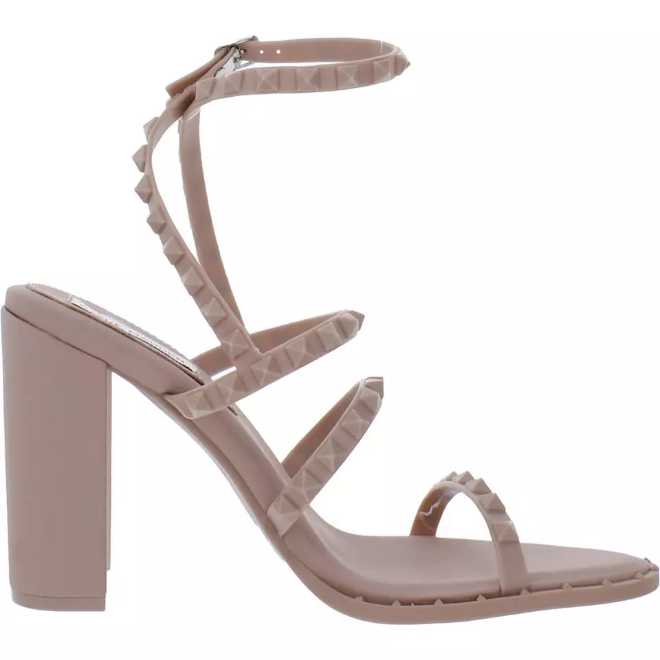 Steve Madden Cellini Women's Studded Ankle Block Heel Sandals