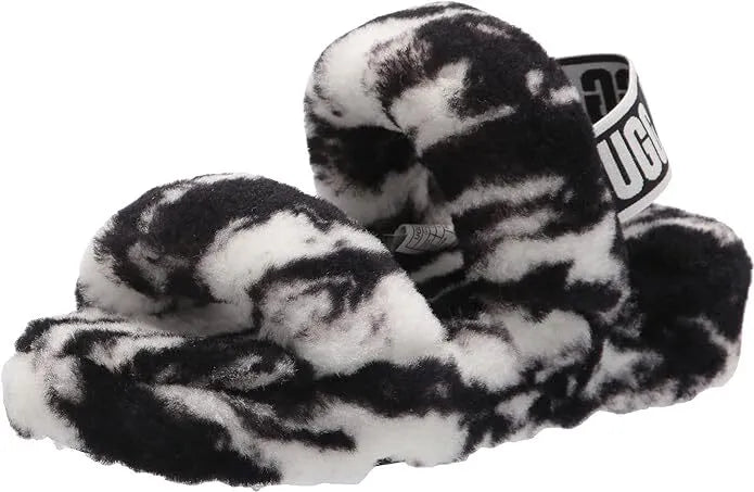 Ugg Oh Yeah Women's Sheepskin Furry Slide Sandals